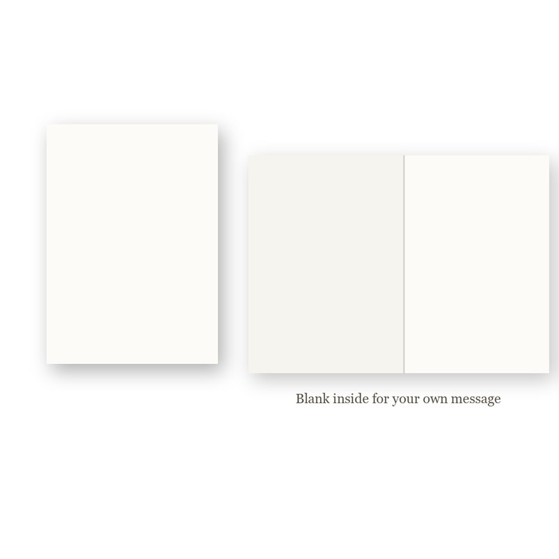 An open StampLark card showing the blank inside